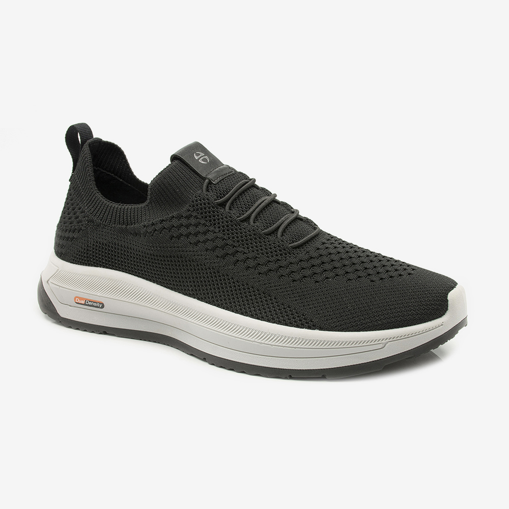 ETR60800-KN00 KNIT PRETO UNIS ETRON PU PRETO/CINZA
