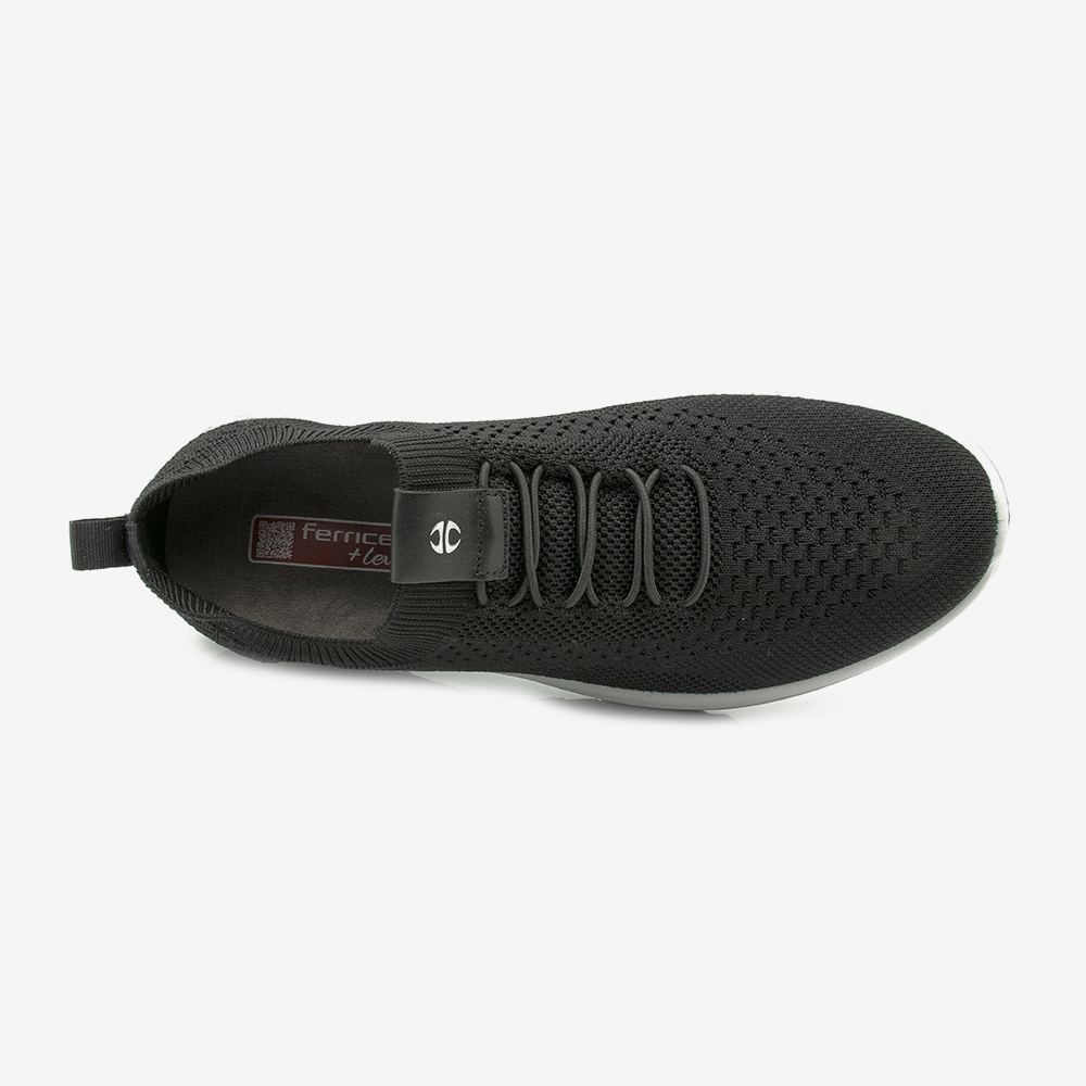 ETR60800-KN00 KNIT PRETO UNIS ETRON PU PRETO/CINZA