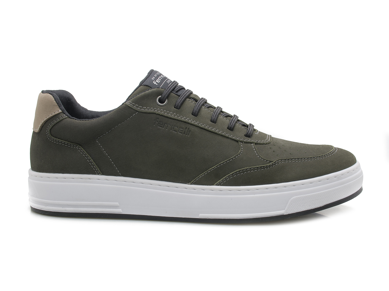 RVR10-12NBG64 NOBUCK FLORESTA/CINZA UNIS ROVER PRETO/BRANCO